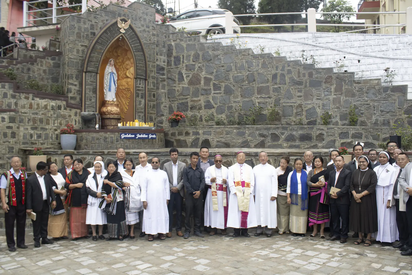 Inauguration of Jubilee Grotto